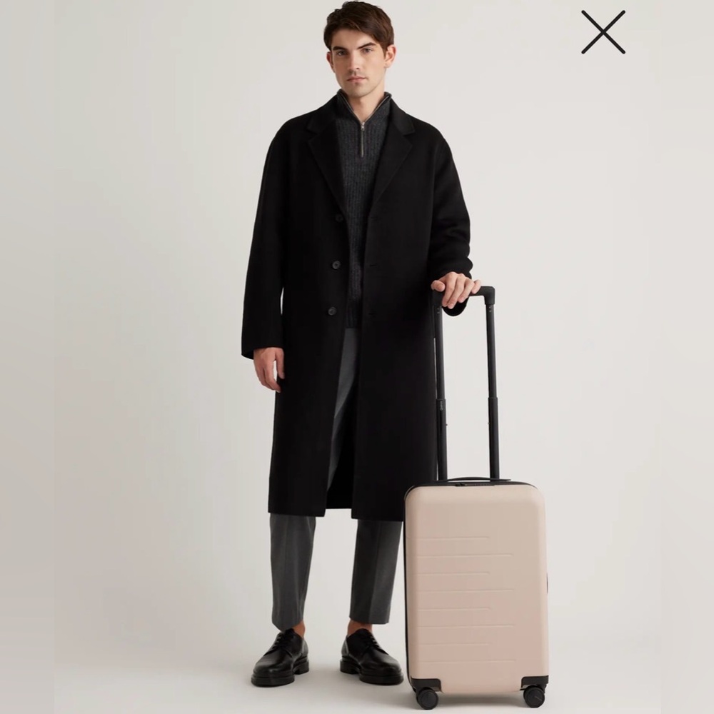 BRAND NEW Quince Expandable Small Carry-On Suitcase Tan